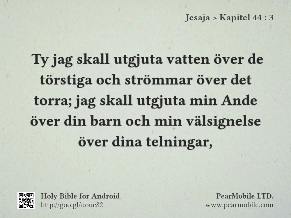 Jesaja, Kapitel 44:3